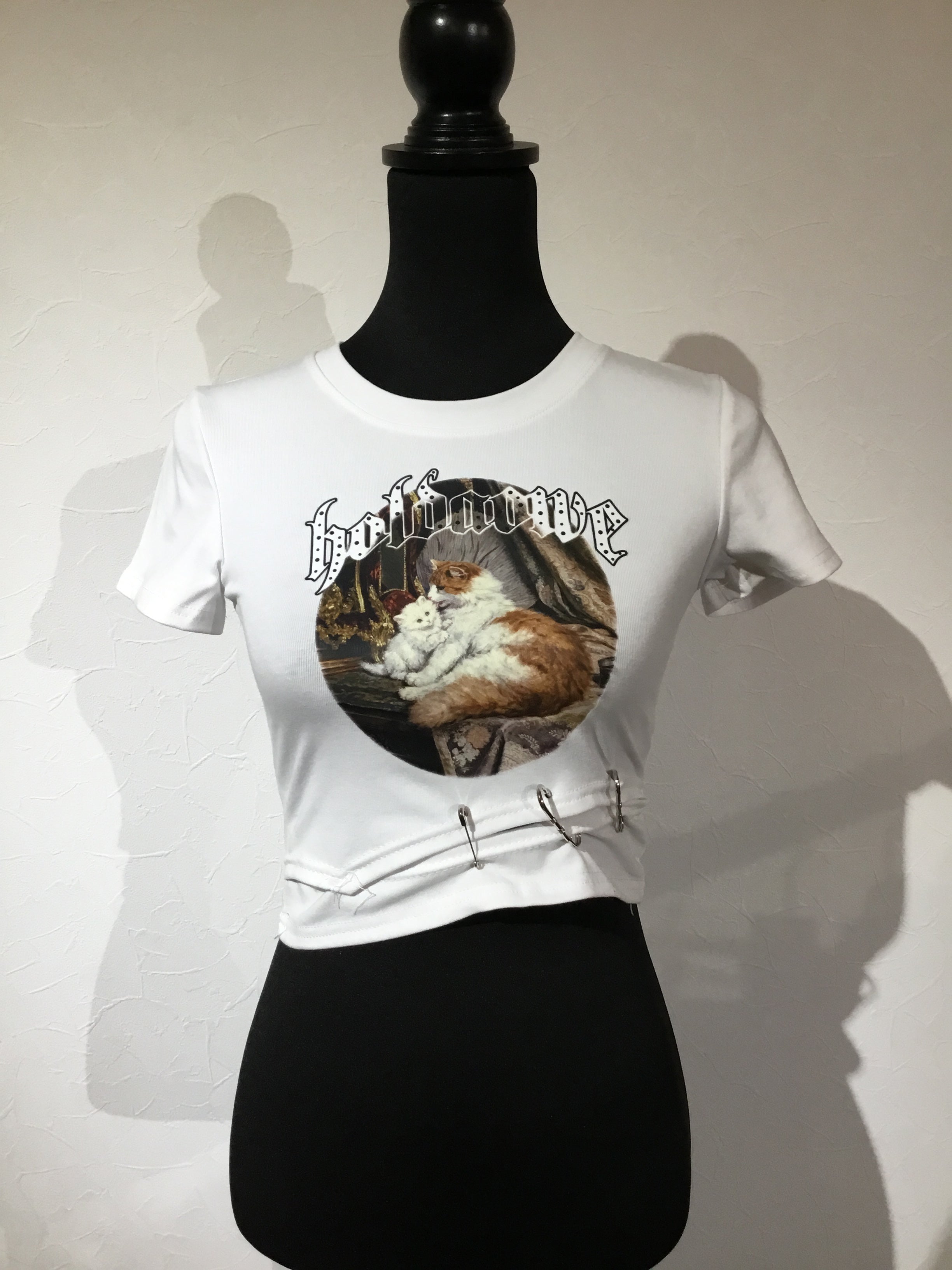 猫ちゃんロックTシャツ