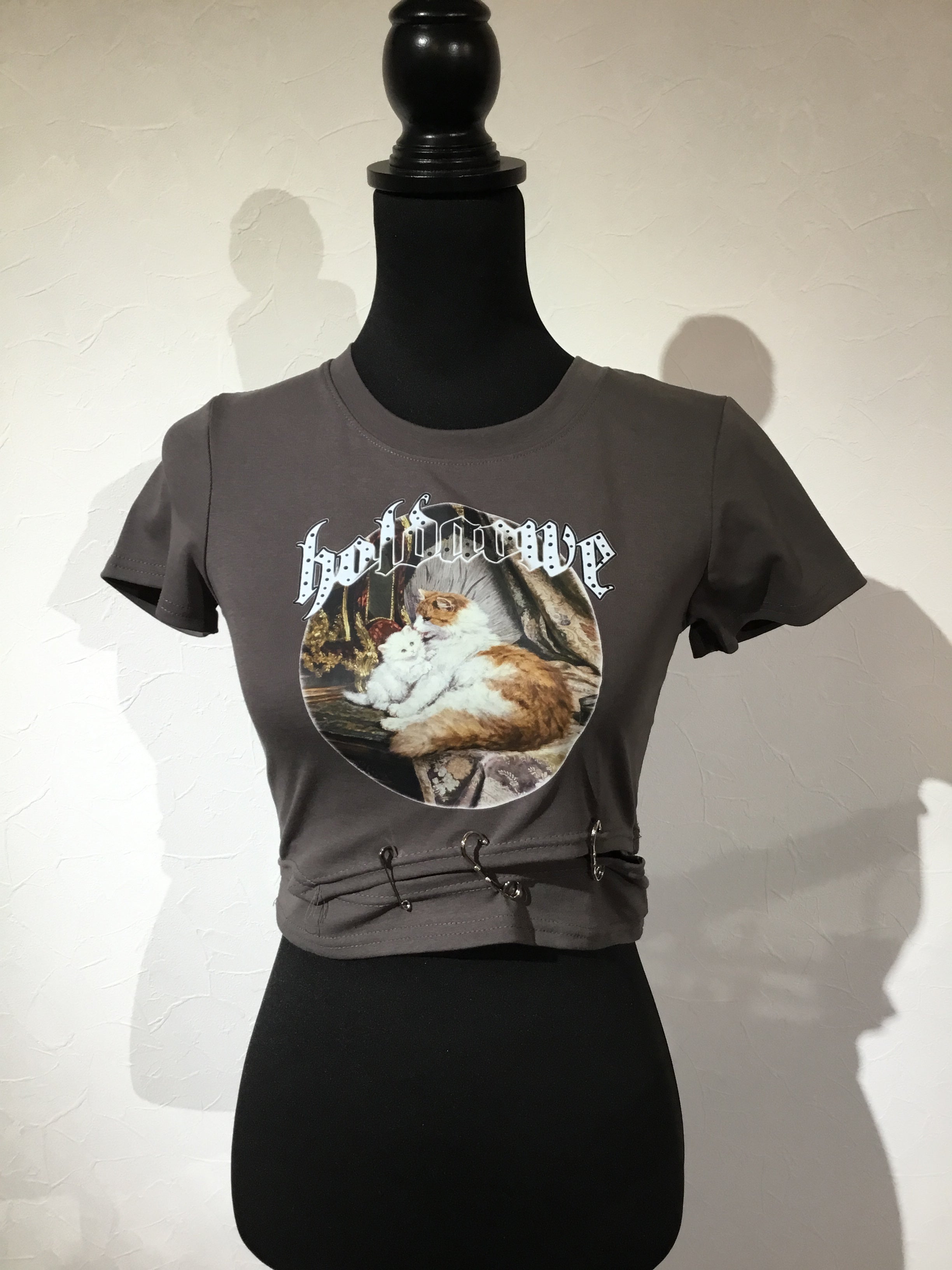 猫ちゃんロックTシャツ